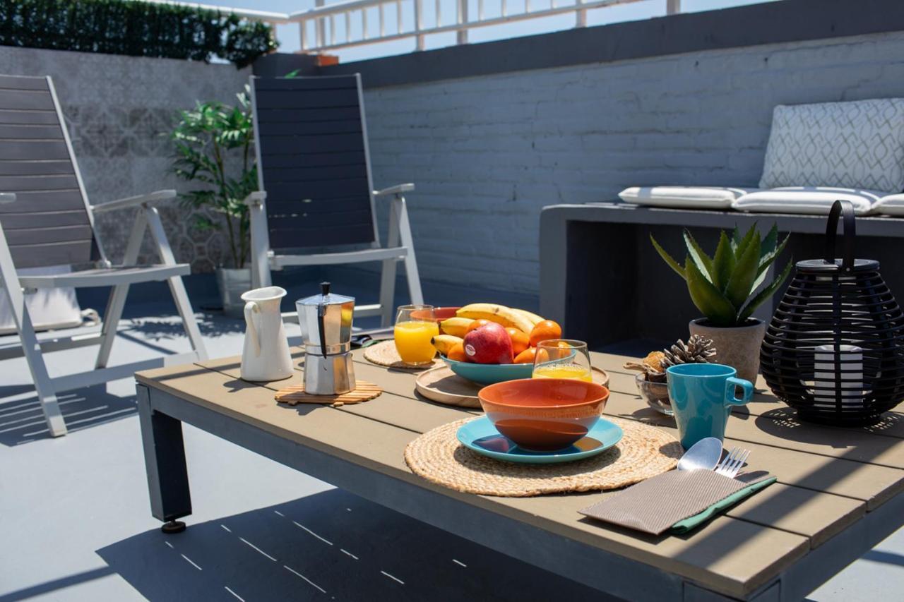 ולנסיה Florit Flats - Cabanyal 3 Bedroom Wifi Ac Terrace Beach Penthouse מראה חיצוני תמונה