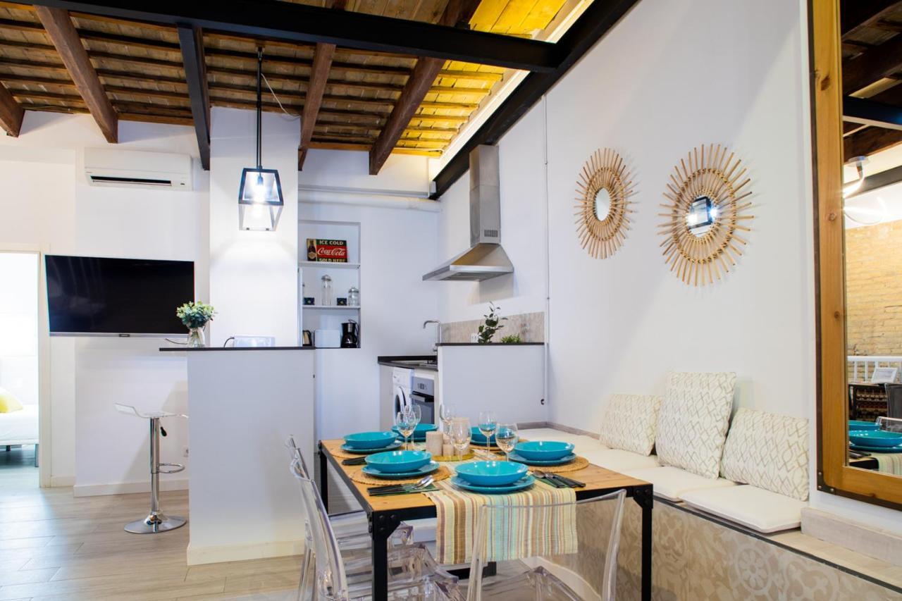 ולנסיה Florit Flats - Cabanyal 3 Bedroom Wifi Ac Terrace Beach Penthouse מראה חיצוני תמונה