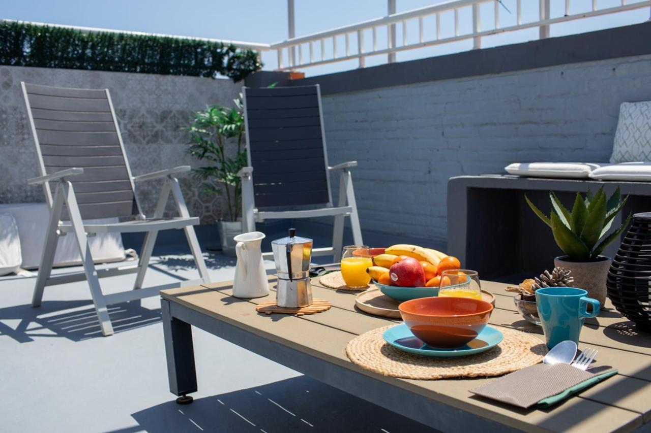 ולנסיה Florit Flats - Cabanyal 3 Bedroom Wifi Ac Terrace Beach Penthouse מראה חיצוני תמונה
