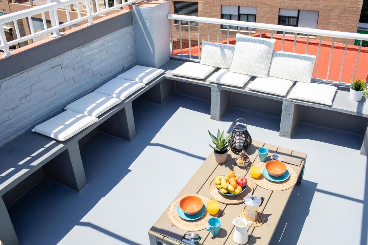 ולנסיה Florit Flats - Cabanyal 3 Bedroom Wifi Ac Terrace Beach Penthouse מראה חיצוני תמונה